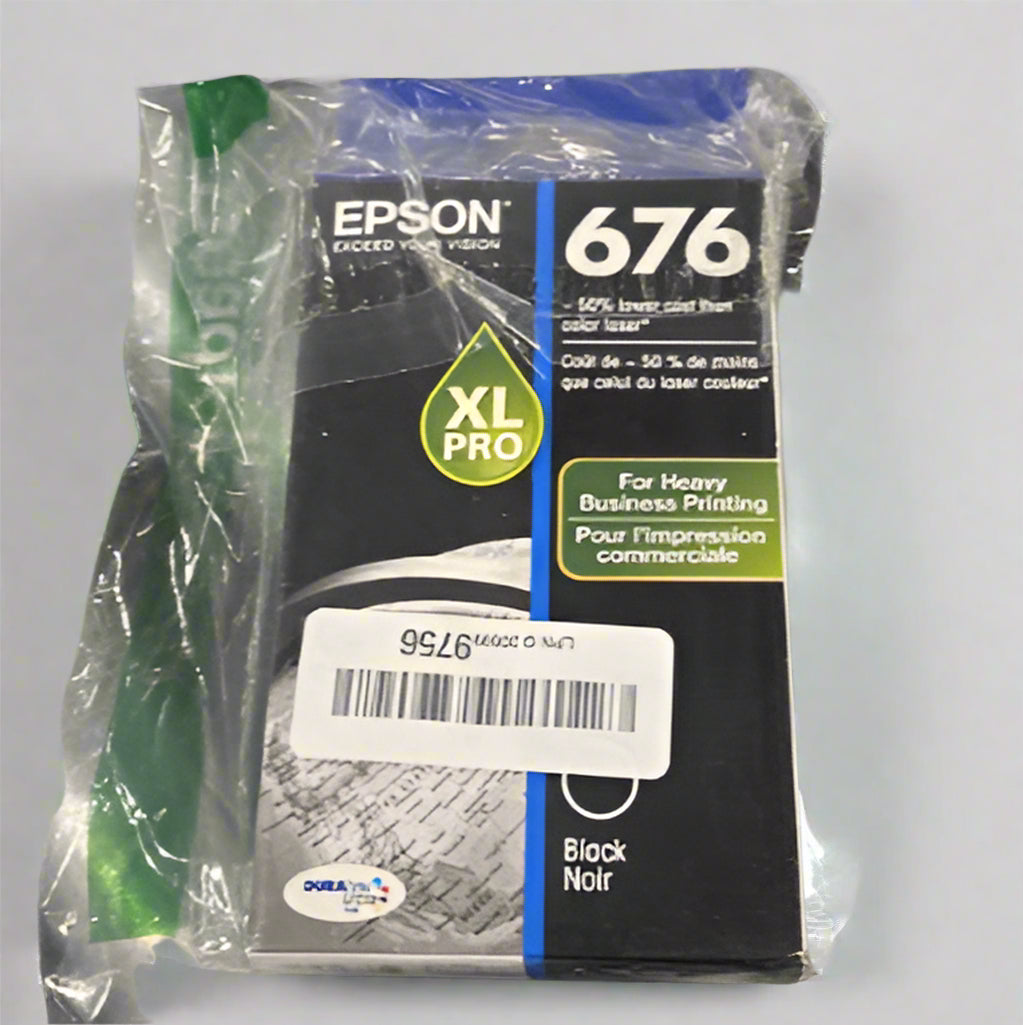 EPSON 676XL DURABrite Ultra High Capacity Black Ink Cartridge for WorkForce Pro