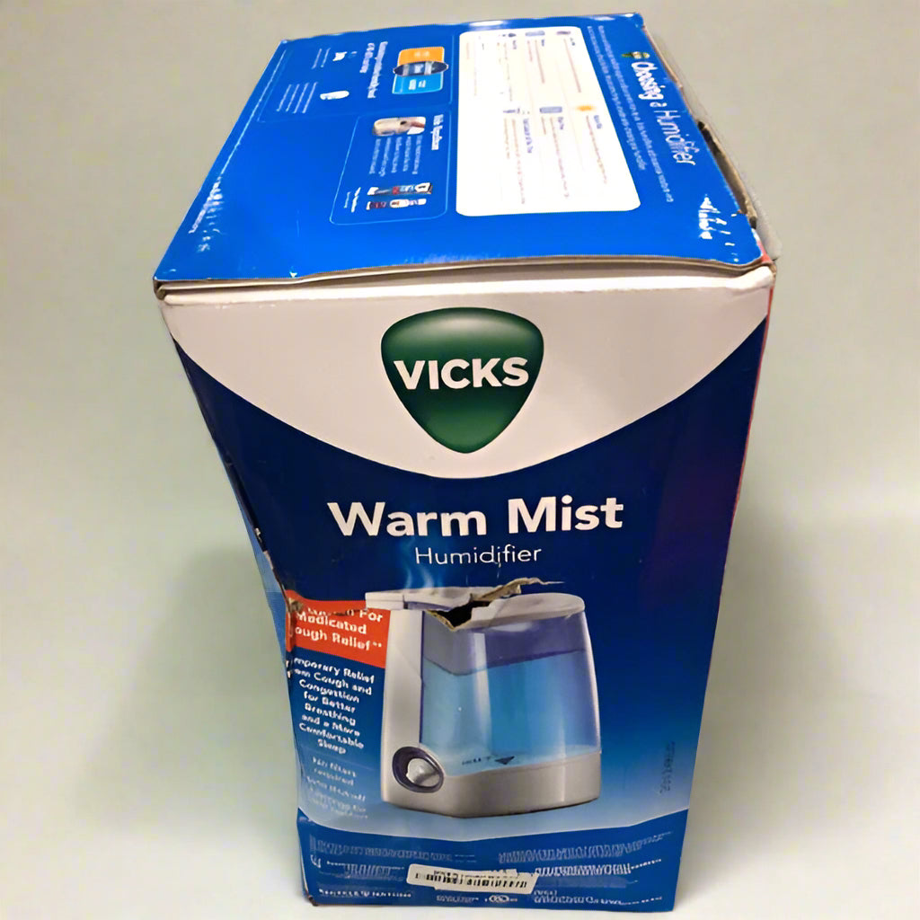 Vicks Warm Mist Humidifier for Bedroom Home Large Room Cough Congestion Allergies