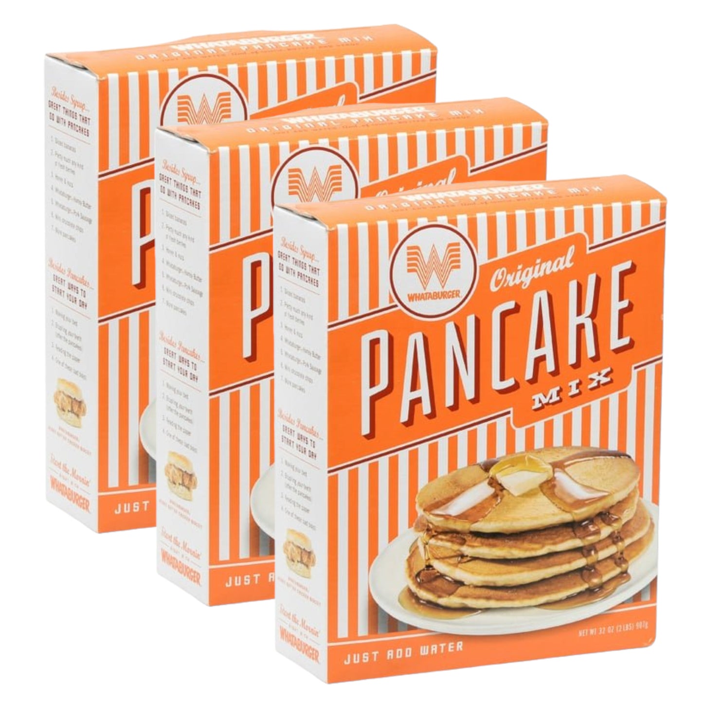 Whataburger Original Pancake Mix 32oz Box (Pack of 3)