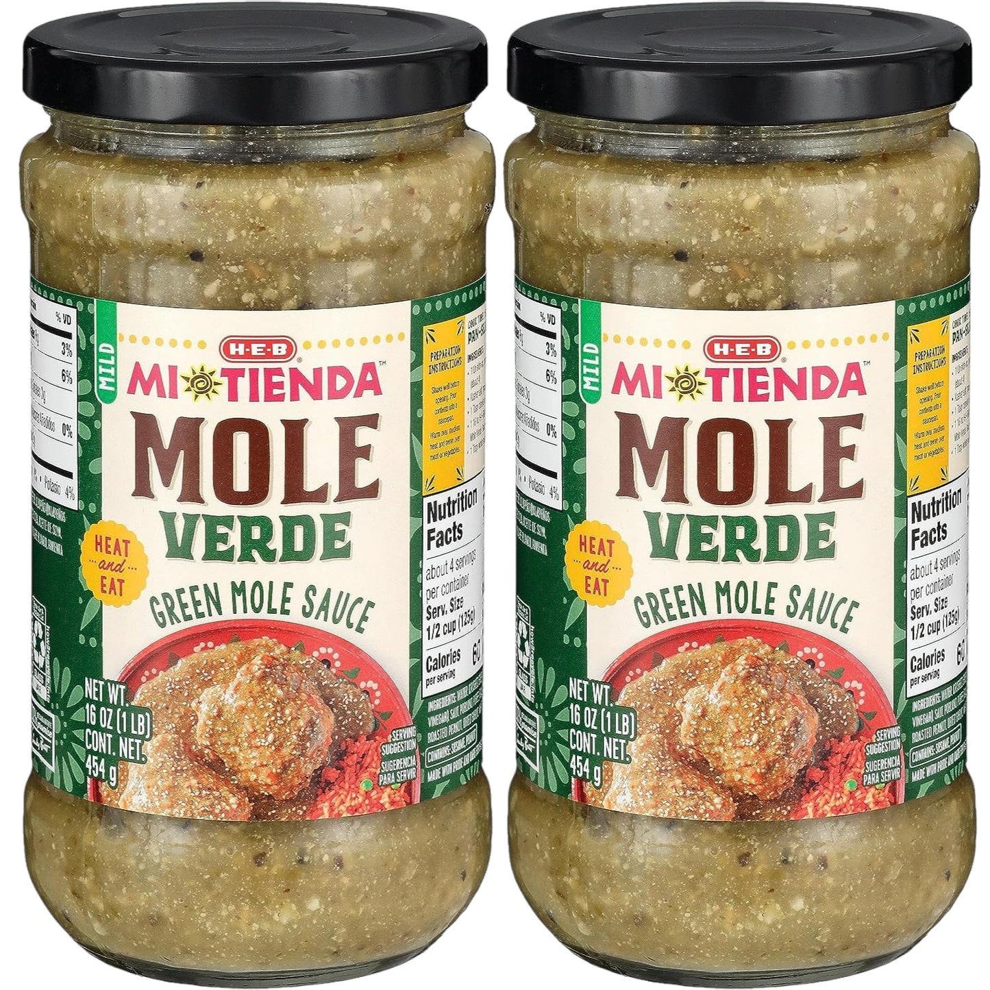 HEB Mi Tienda Mole Verde 16 oz (Pack of 2)