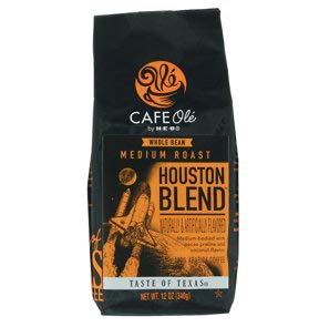 Cafe Ole Taste Of Texas Houston Blend Whole Bean 12oz. (3 pack)