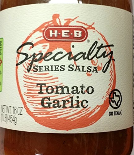 HEB Specialty Series Salsa 16oz Glass Jar (Pack of 4) Select Flavor Below