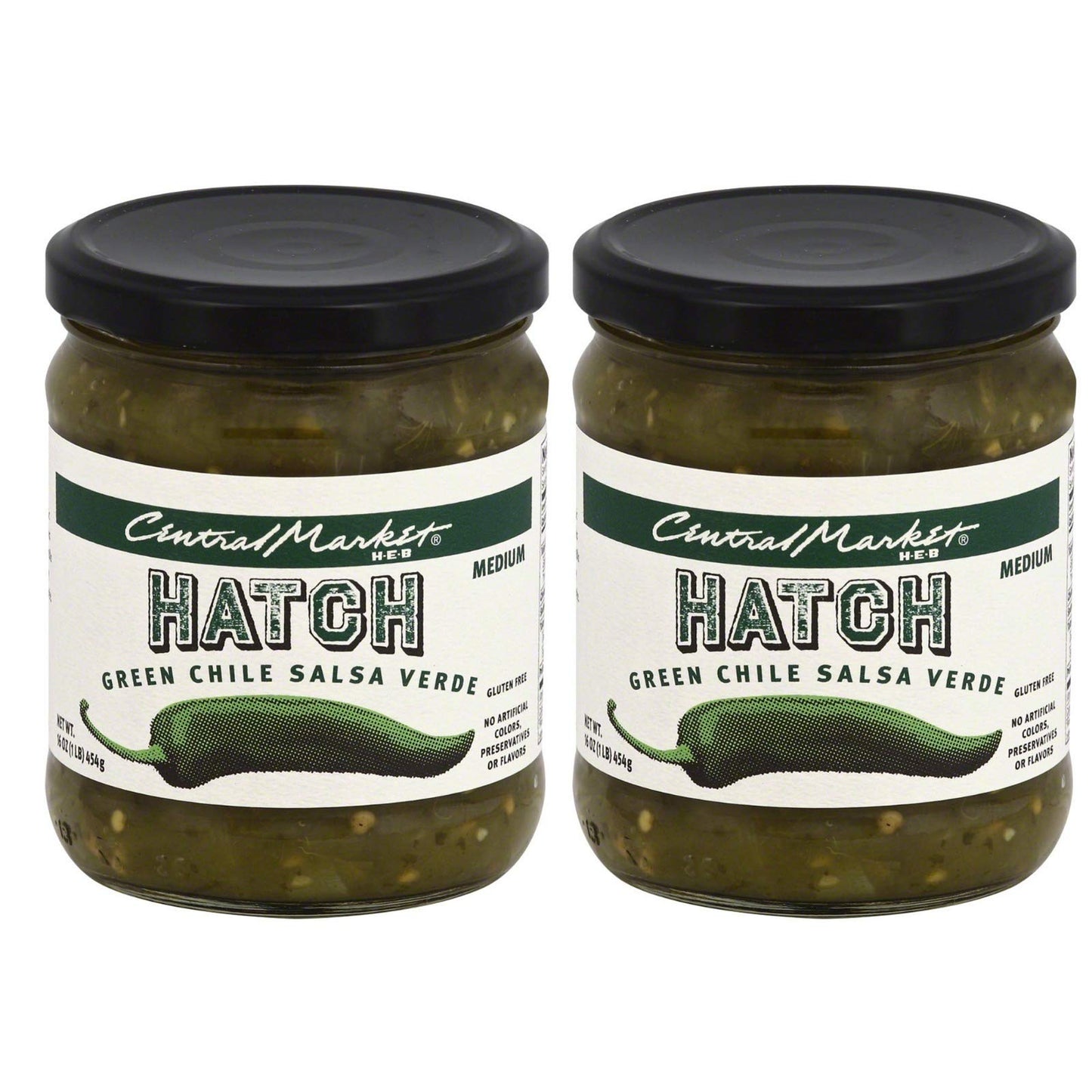 Central Market HEB All Natural Salsa 2 Pack -16 Oz