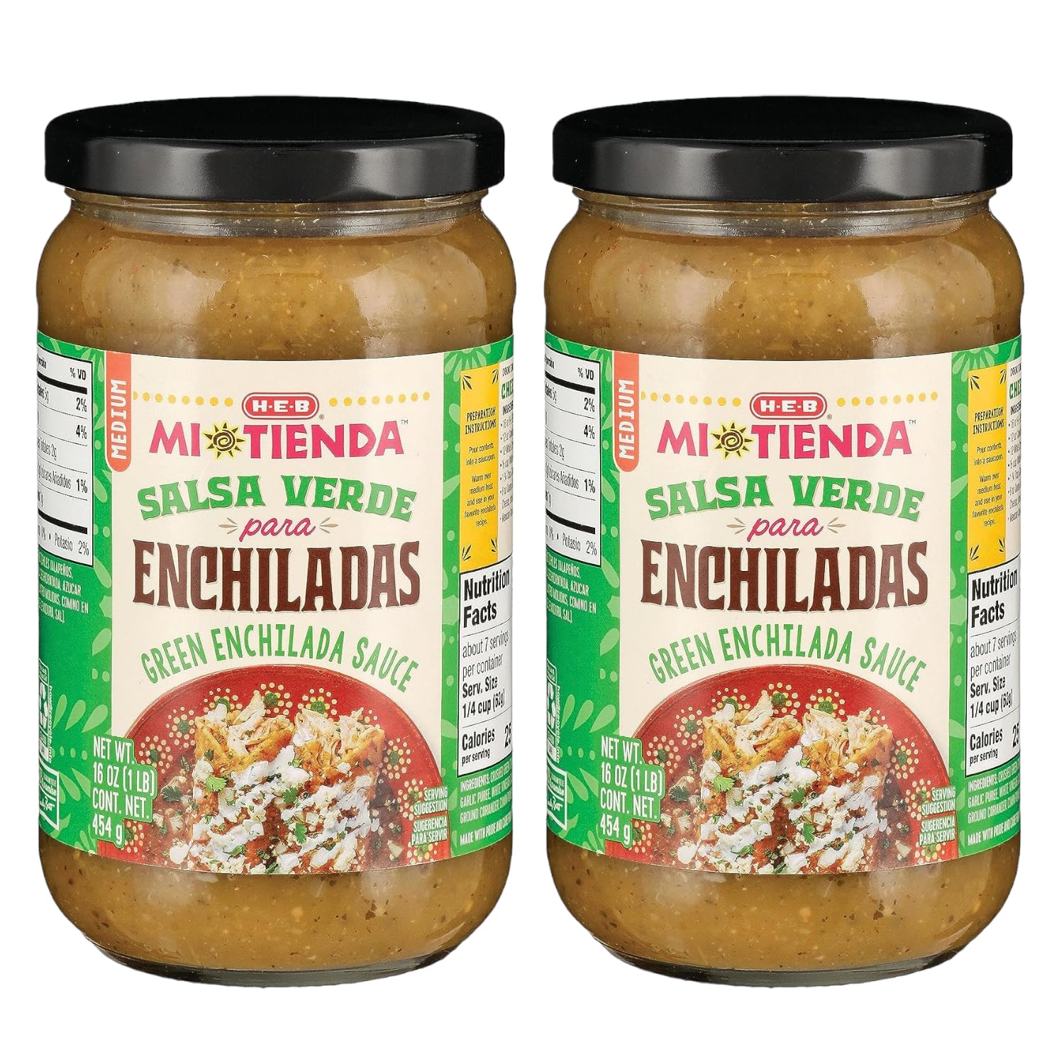 HEB Mi Tienda Salsa Verde Para Enchiladas Green Sauce for