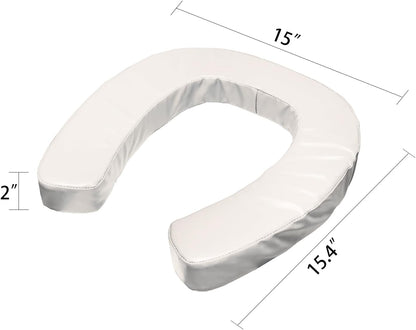Soft Toilet Seat Cushion with 2-inch High-Density Foam Padded Toilet Cushion ...