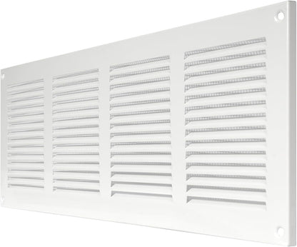 16x6 Air Return Grill with Pest Guard Screen Metal HVAC Vent Cover White -3 pack