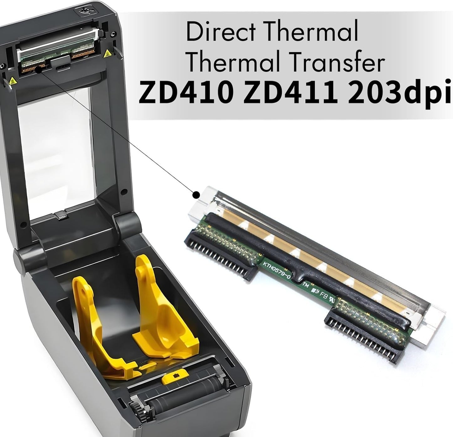 P1079903-011 Printhead for Zebra ZD410 ZD411 ZD411d ZD411t Label 300dpi