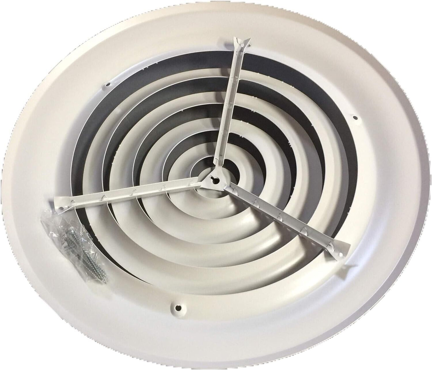 10"Duct Round Ceiling Diffuser Powder Coated w/ Dimension of 14" Fitting 10"