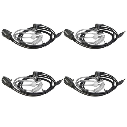 Retevis RB48 Walkie Talkies Headset with Mic 1 Pin 2.5mm, Compatible Black