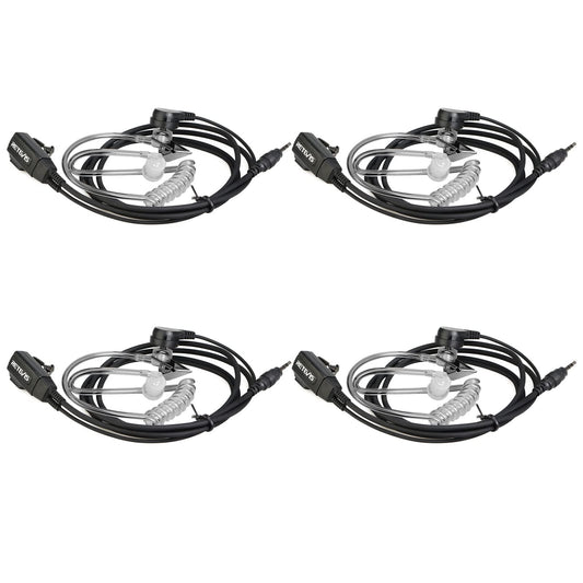 Retevis RB48 Walkie Talkies Headset with Mic 1 Pin 2.5mm, Compatible Black