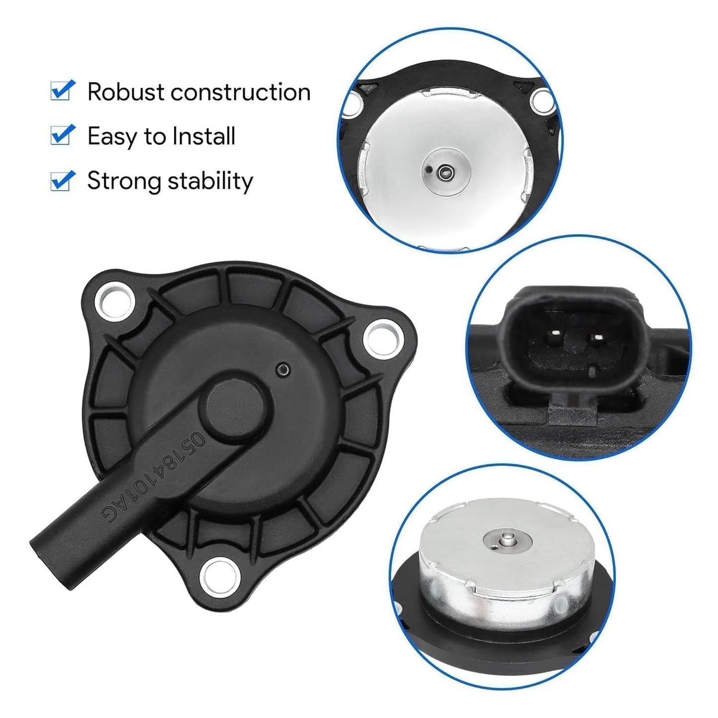 4x Camshaft Phaser Actuator VVT Solenoid 05184101AG For Dodge Jeep Ram Chrysler