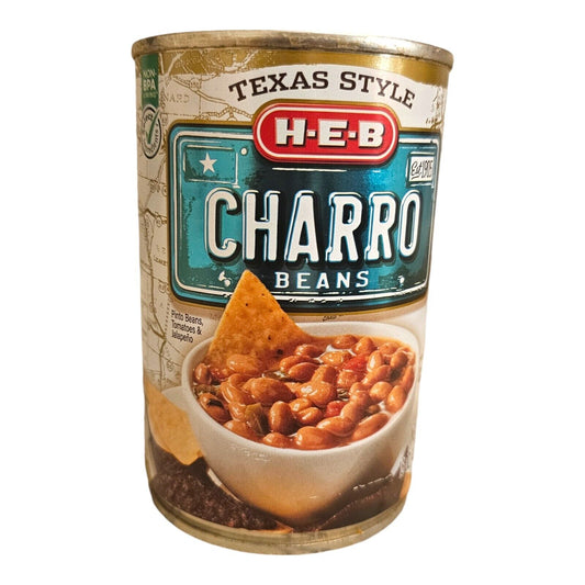 HEB Texas Style Charro Beans 15 oz - Flavorful Classic Taste