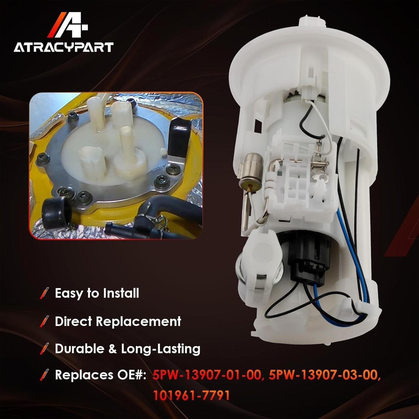 5PW-13907-01-00 Fuel Gas Tank Pump For Yamaha YZF R6S R1 R6 5PW-13907-03-00