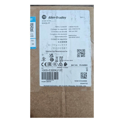 ALLEN BRADLEY 100S-E205 Contractor 100S-E205KJ12C B Series