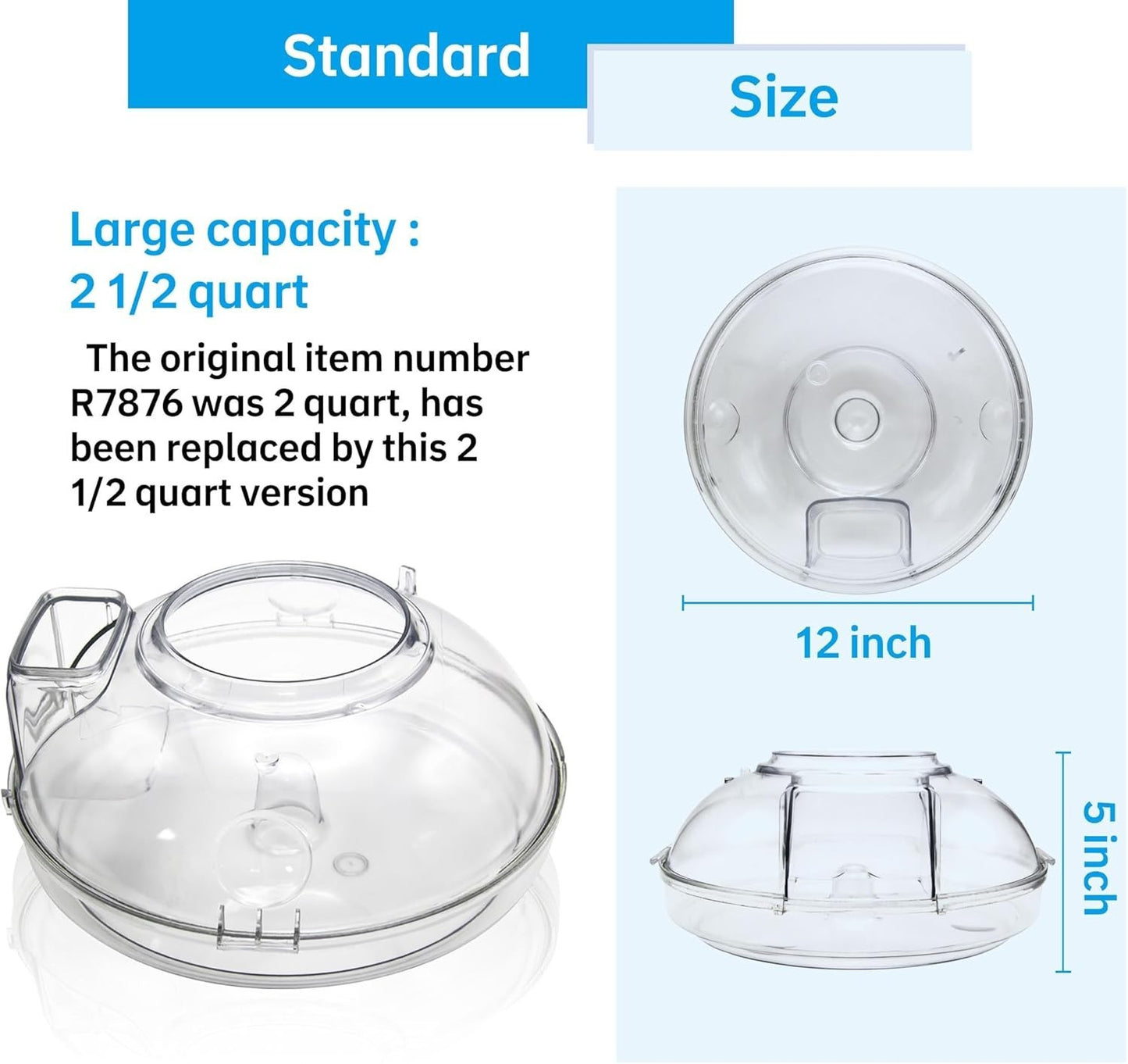 EFP Vacuum Water Pan Basin Bowl For Rainbow E, E2 Series Fits OEM #78-7012-01