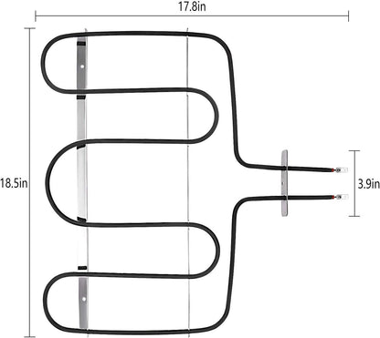 Range Oven Bake Unit Heating Element for Whirlpool Kitchenaid 74011117 W10276482