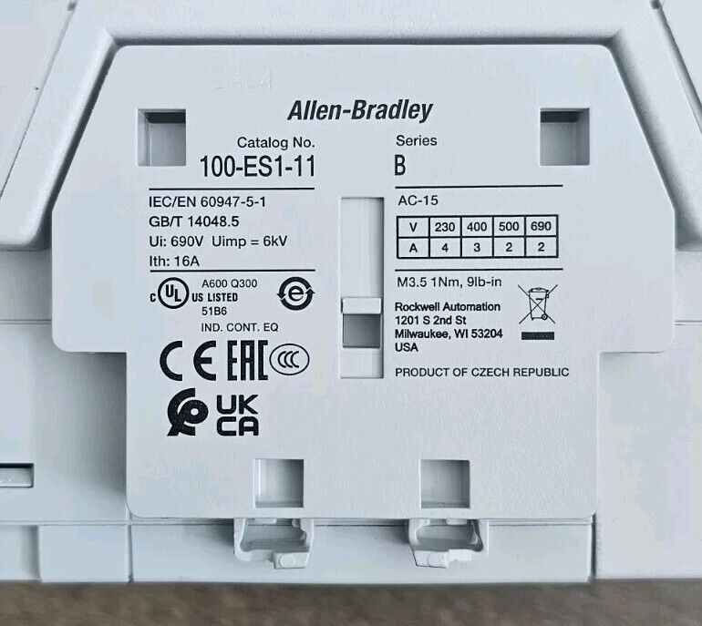 ALLEN BRADLEY 100S-E205 Contractor 100S-E205KJ12C B Series