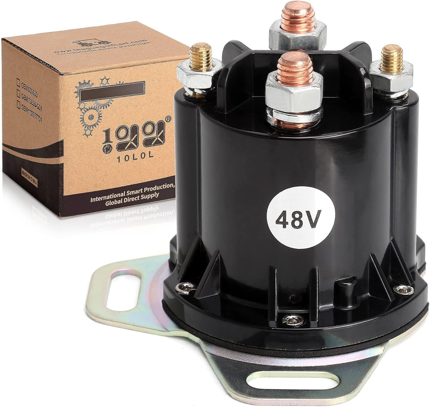 48V Solenoid Fits EZGO RXV 2008‑Up Electric Golf Cart Replace 624317 649373