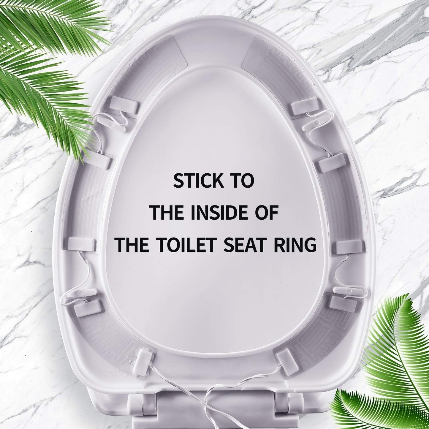 Toilet Seat Warmer Waterproof Heated Sticker AC100-240 Volt To DC16 Volt