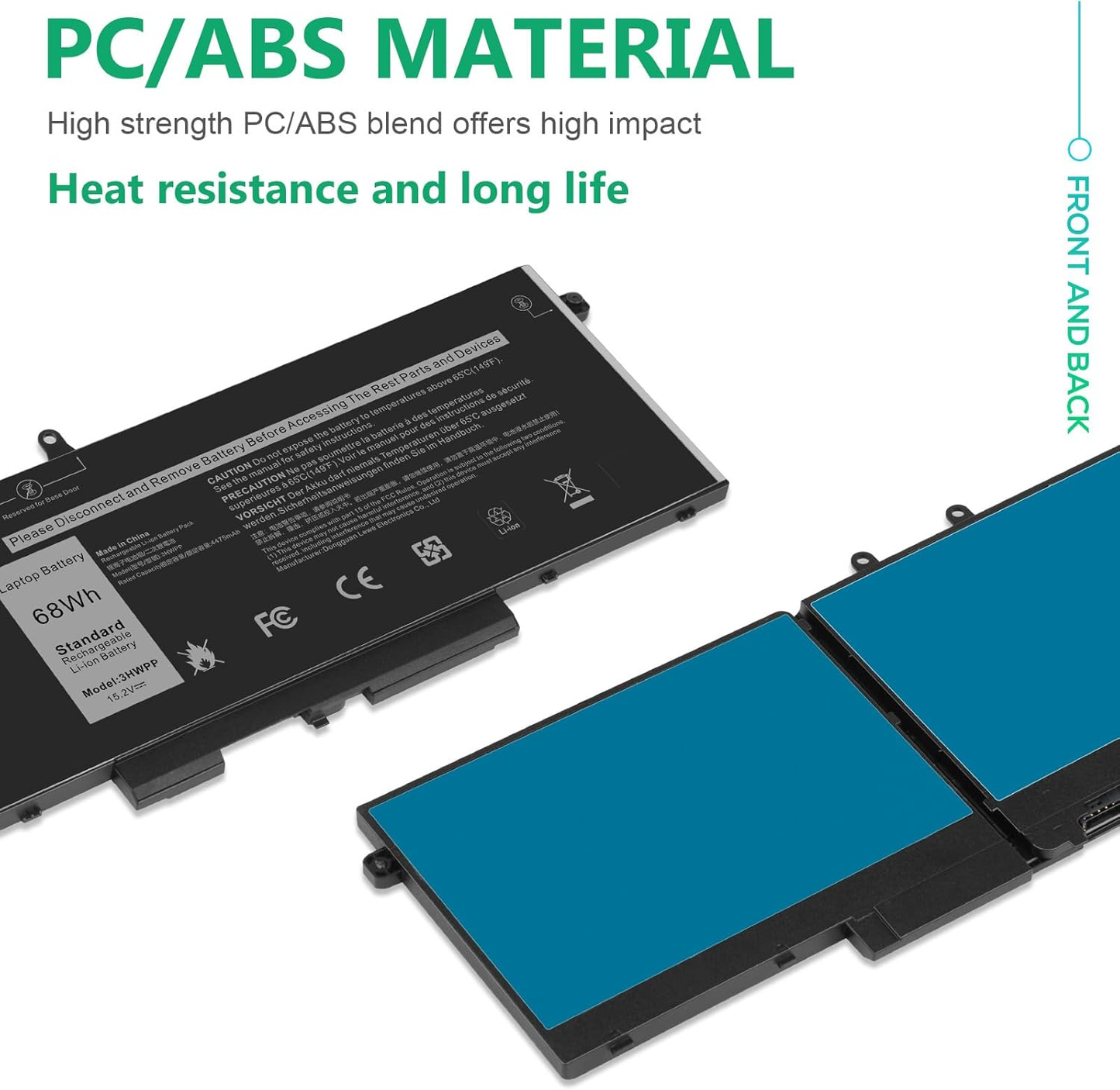 3HWPP Laptop Battery for Dell Latitude 5401 5410 5411 5501 5510 5511 Precision