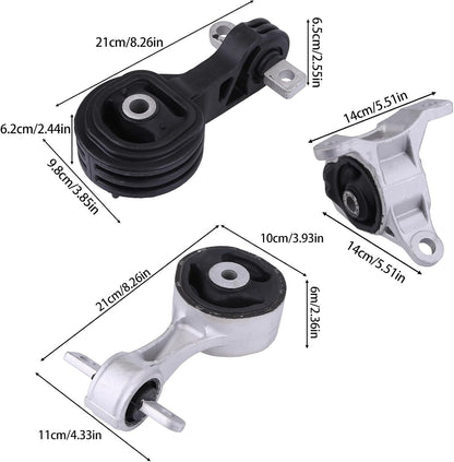 Engine & Transmission Mount Set Fits Acura ILX 2013‑2015 A65052 A65050 A65085