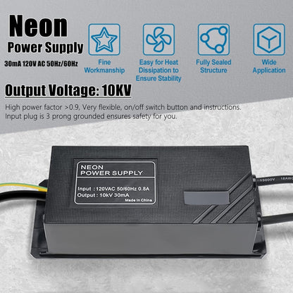 10kV 30mA For Glass Neon Light Sign Lamp Power Supply Electronic Transformer