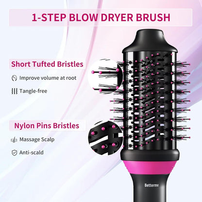 Hair Dryer Brush Blow Dryer & Volumizer, 1200W, Cool/Low/Med/High Settings, Oval