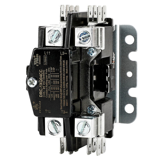 UL 1 Pole 40 Amp Contactor w 24V Coil for AC Air Conditioner Condenser Heat Pump