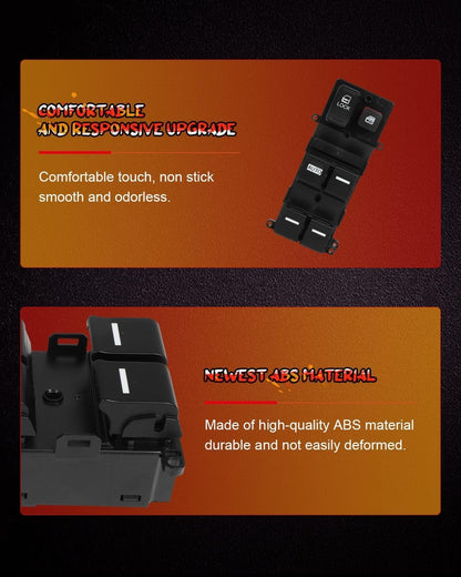 Master Power Window Switch For Honda Ridgeline 2006-2014 Front Left