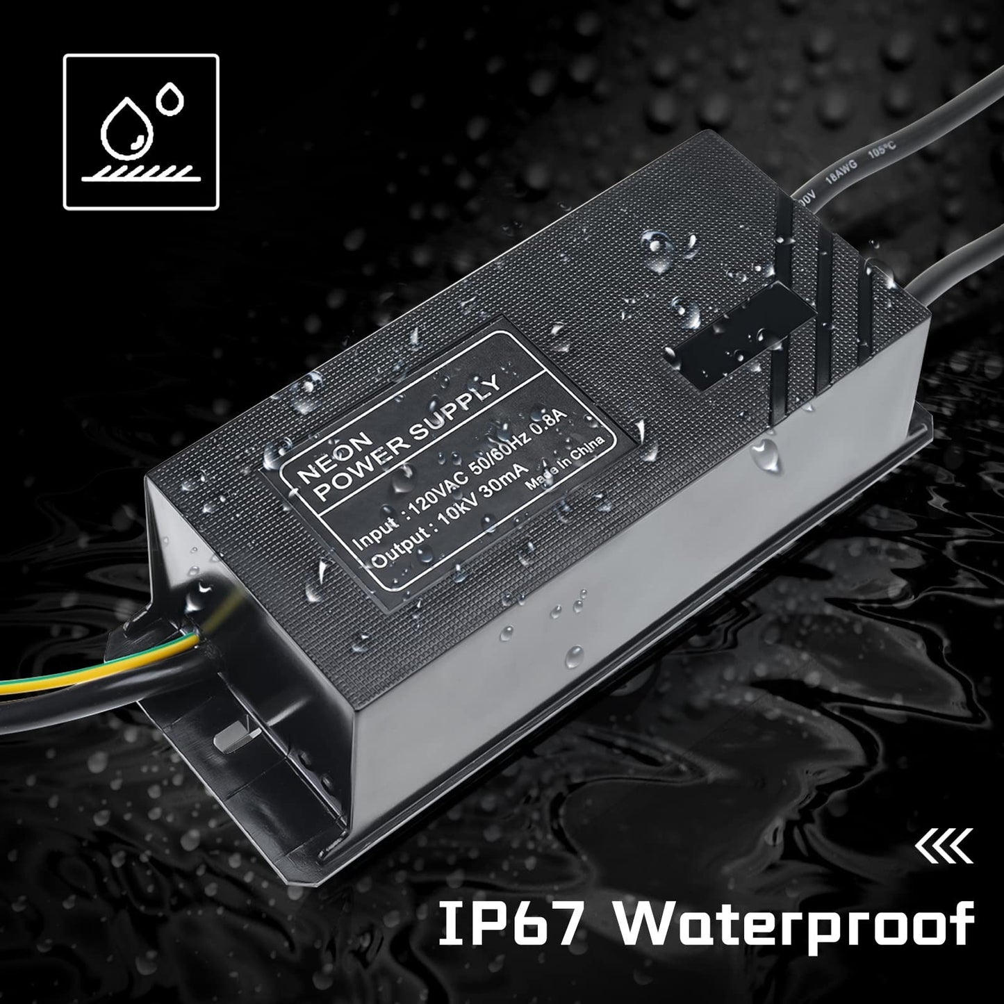 10kV 30mA For Glass Neon Light Sign Lamp Power Supply Electronic Transformer