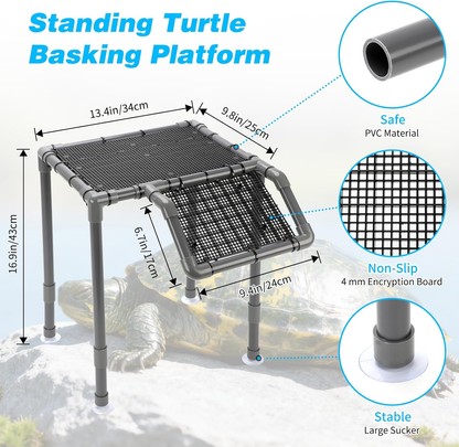 Extra Large Turtle Basking Platform for 40-125 Gallon Aquatic Tanks