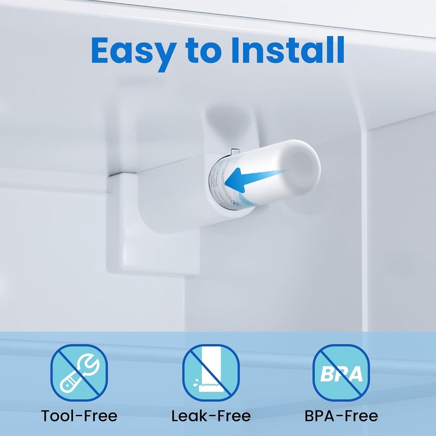 HAPRAIT HP005 Replacement for Frigidaire ULTRAWF Pure Source Ultra, 3-Pack