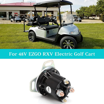 48V Solenoid Fits EZGO RXV 2008‑Up Electric Golf Cart Replace 624317 649373