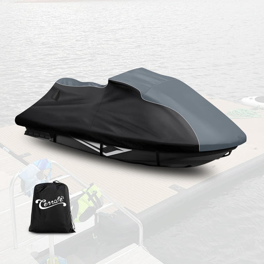 Justhunder Jet Ski Cover Waterproof Storage Fit for Yamaha WaveRunner VX Cruiser
