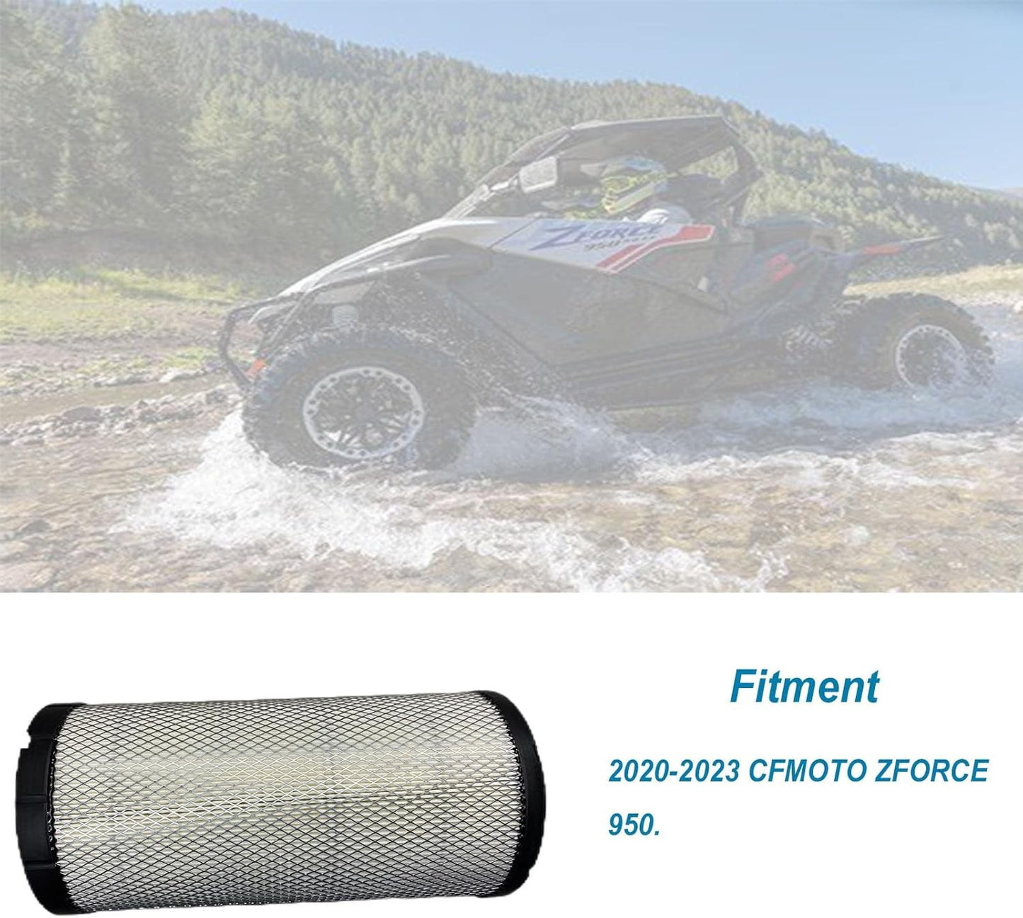 Air Filter 0JYA‑112000‑30001 for CFMOTO ZFORCE 950 2020‑2024 U10 PRO U10XL PRO