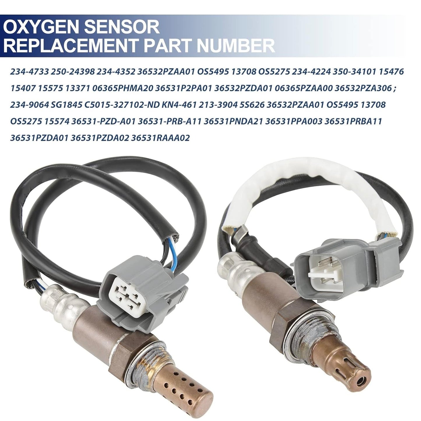 2x O2 Sensors Upstream Downstream for 03‑11 Honda Element 2.4L 234‑9064 234‑4733