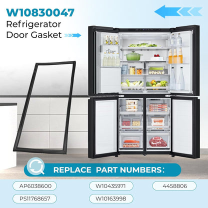 W10830047 Refrigerator Door Gasket Fits Whirlpool JennAir KitchenAid 42.91x16.93