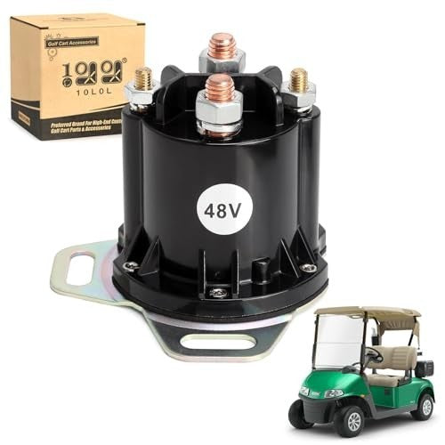 48V Golf Cart Solenoid 150A 4‑Terminal for EZGO RXV Replace 624317 649373
