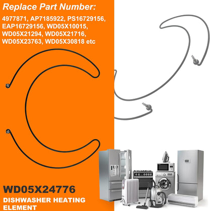 WD05X30818 WD05X24776 WD05X21294 Dishwasher Heating Element for GE by MIFLUS
