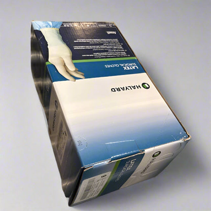 HALYARD Surgical Gloves Latex Sterile Powder Free Size 6.5 Small Box of 50 Pairs