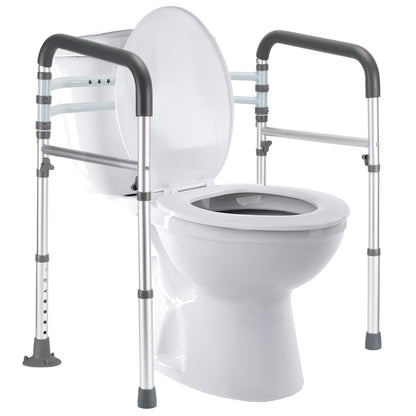 FSA HSA Eligible Toilet Safety Rails Adjustable Toilet Frame for Seniors Disabled 300 LB NA264-010