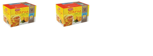 HEB Citrus Iced Tea Single Serve Cups 12 ct(pack of 2)Total 24