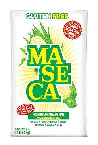 Maseca Instant Yellow Corn Masa Flour 4.4lb | Masa Instantanea de Maiz Amarillo 2.2kg - PACK OF 2
