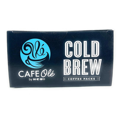 Cafe Ole by HEB Texas Pecan Cold Brew Coffee Packs 2 Pack Coffee Bags