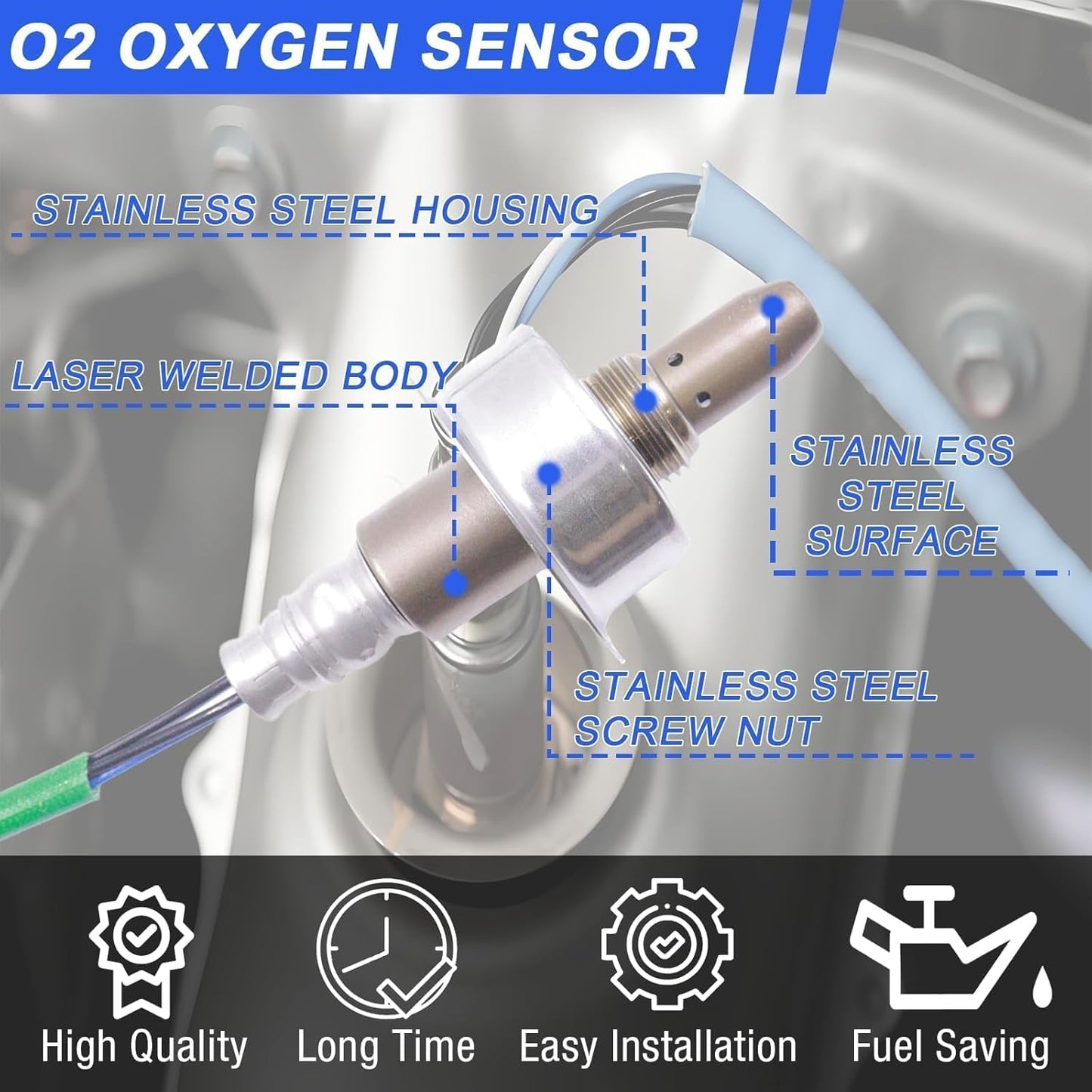For 2008-2012 Honda Accord 2.4L Upstream & Downstream Oxygen Sensor 234-4462 USA