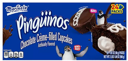 Marinela Pinguinos Snack Cupcakes, 1.41 oz., 24 pk.
