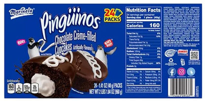Marinela Pinguinos Snack Cupcakes, 1.41 oz., 24 pk.