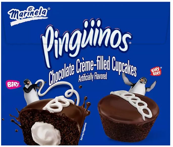 Marinela Pinguinos Snack Cupcakes, 1.41 oz., 24 pk.