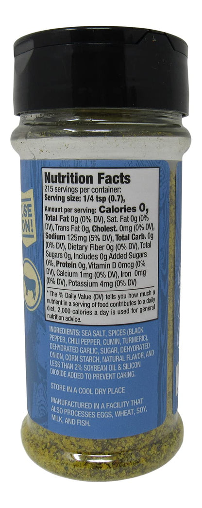 Buc-ee's Texas Round Up Brisket BBQ Rub, Gluten Free, One 5.3 Ounce Shaker Bottle