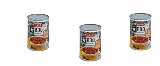 HEB Beans 15oz - 3 cans